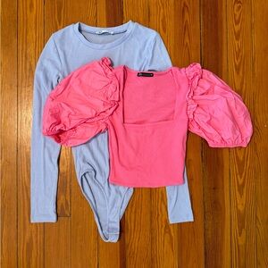 Bundle of Two Zara Tops